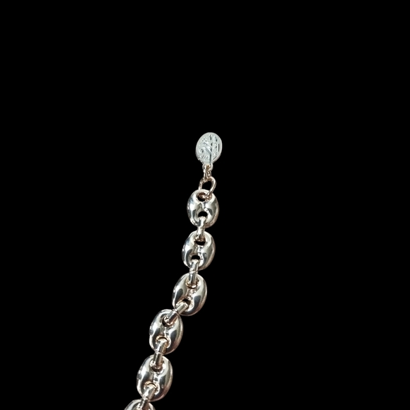 18K 53.90 gm Real Gold Layered Filled 22 Inch 8mm Puffed Mariner Chain - Picture 6 of 7